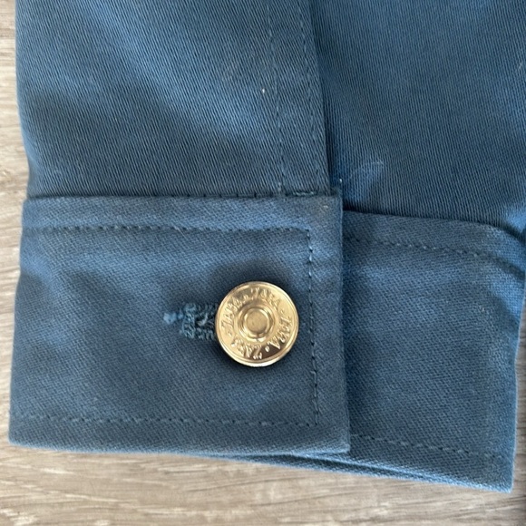 NWT Zara Blue Denim button down Mini Dress Sz S - Picture 10 of 10